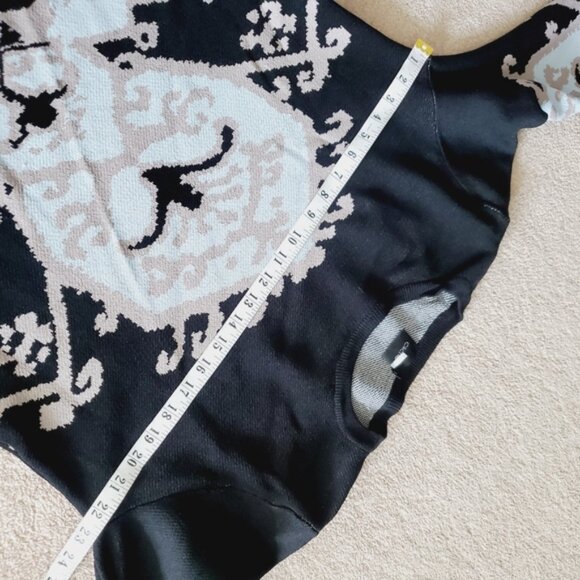 Cliche Whimsigoth Victorian Bell Sleeve Dark Fairy Knit Sweater L - Picture 7 of 10